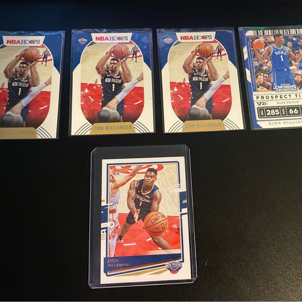 5 Zion Williamson Cards